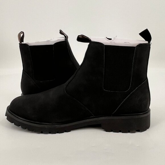 JBU Kai Chelsea Ankle Boot Size 12 Black Water‑Resistant Leather Slip‑On - Picture 7 of 13